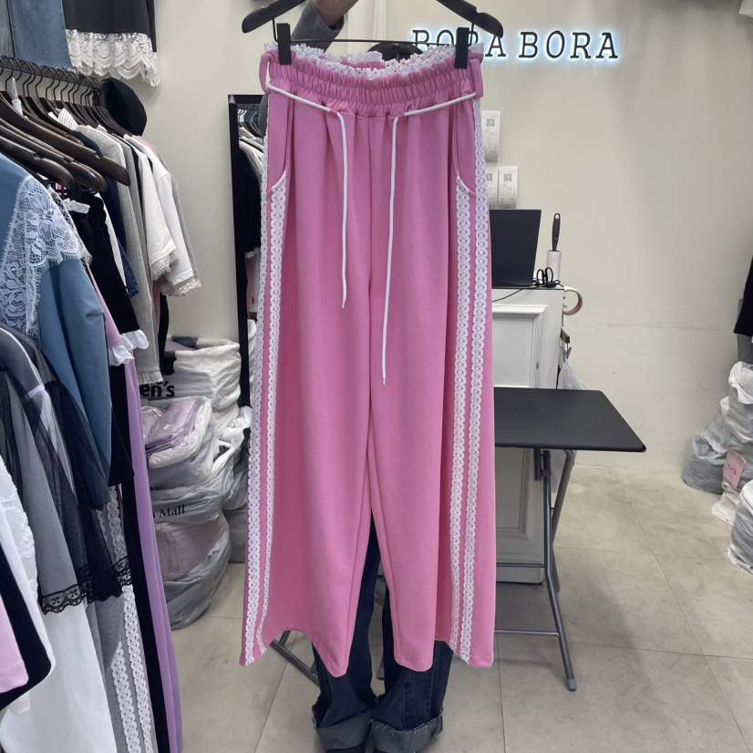 BORA BORA東大門實拍女士新品職業真品推薦休閑休閑褲含腰繩BORA BORA休閑褲