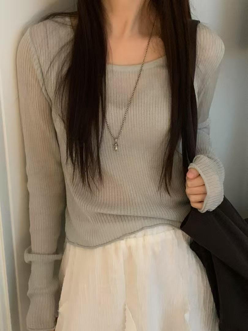 NEARAND直郵韓國代購㊣女裝新品熱賣推薦人氣職業休閑長袖T恤NEARAND長袖T恤