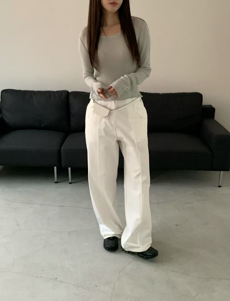 NEARAND韓國直郵㊣女裝新品推薦休閑人氣25春夏熱賣時尚休閑褲NEARAND休閑褲