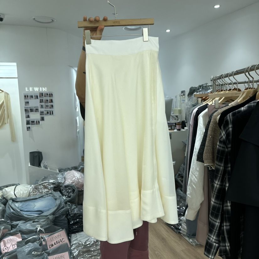 LEWIN直郵韓國代購㊣女裝新品休閑人氣25春夏推薦職業熱賣長裙LEWIN長裙