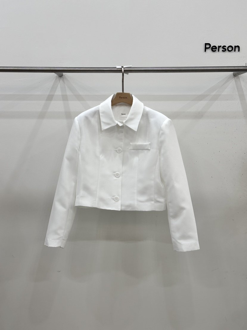 PERSON直郵韓國代購㊣女裝新款熱賣時尚休閑推薦25春夏夾克PERSON夾克