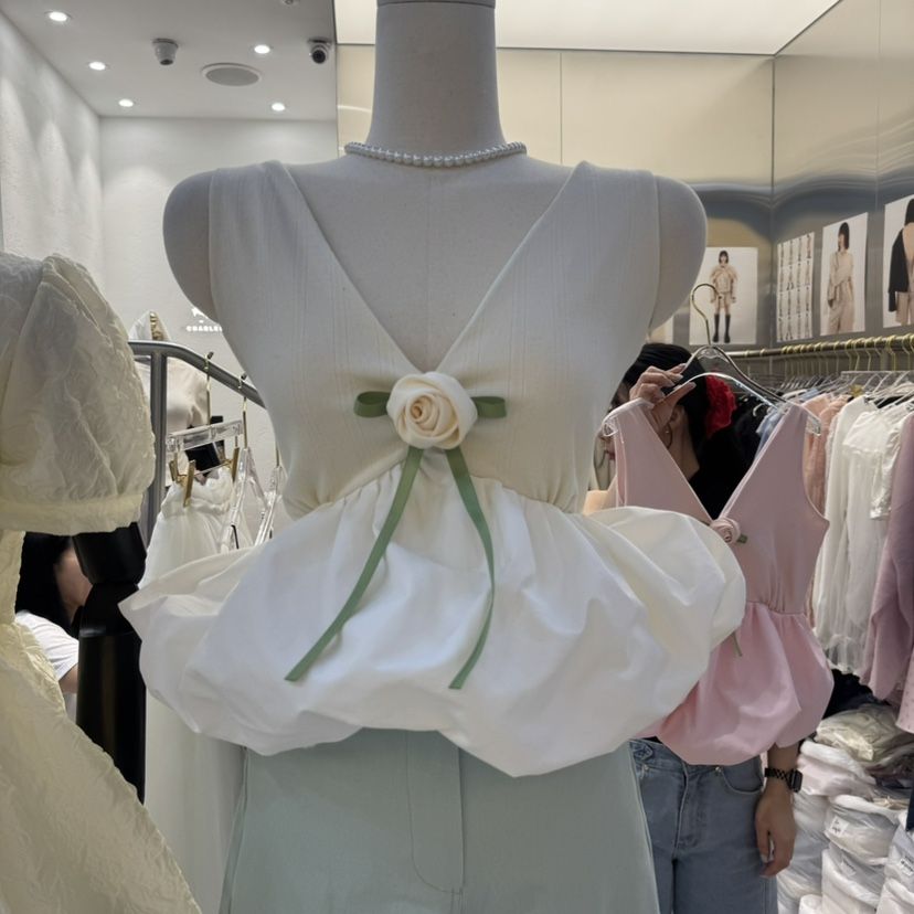 CHARLES THE SECOND韓國直郵㊣東大門實拍女裝新品推薦吊帶背心CHARLES THE SECOND/CHEAP-CHIC吊帶/背心