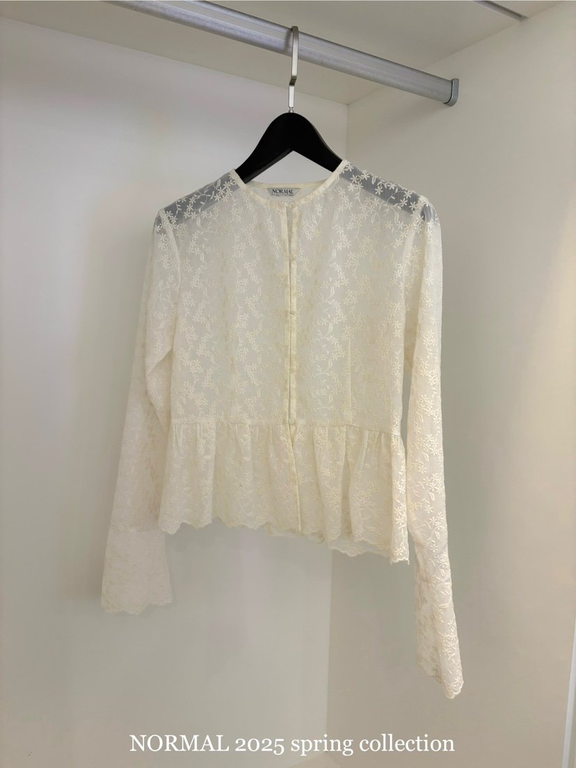 NORMAL韓國直郵㊣東大門實拍女裝新品25春夏熱賣襯衫蕾絲衫NORMAL襯衫/蕾絲衫