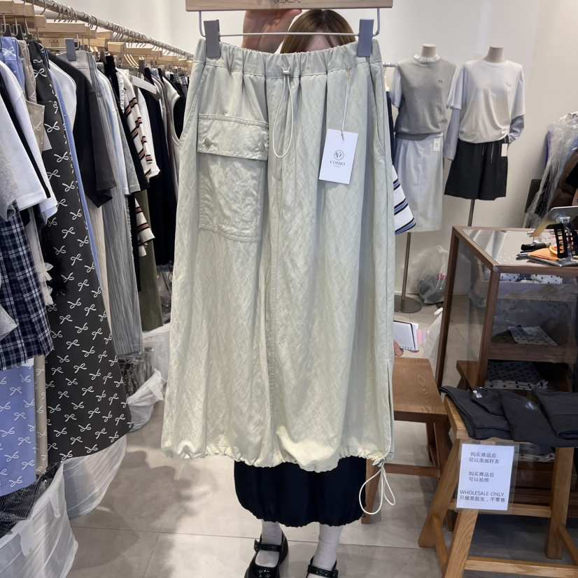 TAN&amp;COMO韓國直郵㊣東大門實拍女裝新款職業半身裙中短裙tan-COMO半身裙/中短裙