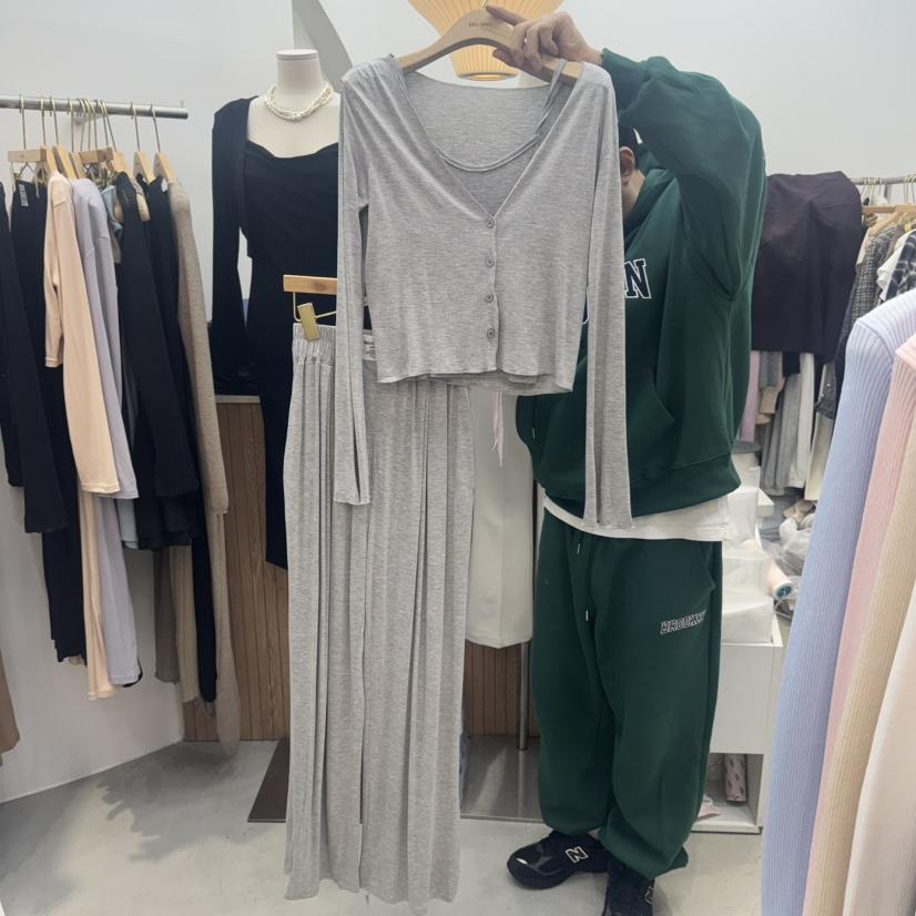 DELIGHT-Q韓國直郵女士新款職業時尚真品25春夏套裝三件套DELIGHT-Q套裝