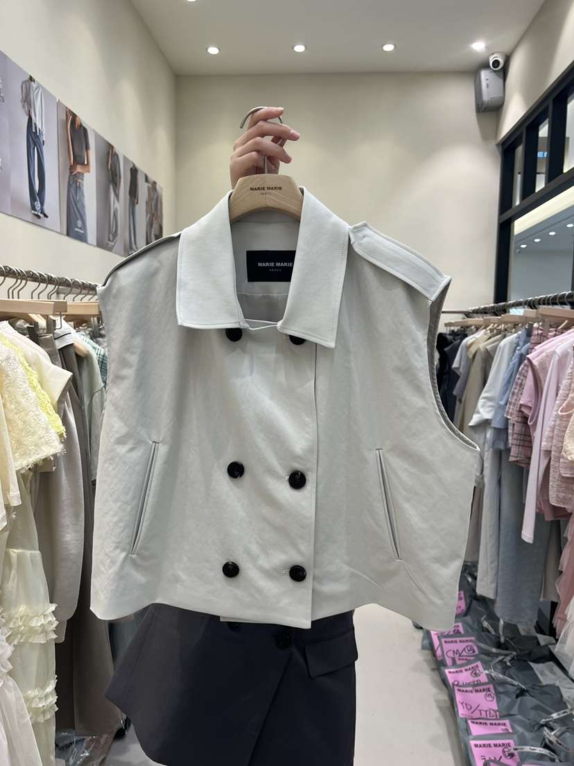 MARIE MARIE東大門實拍女士新品職業人氣真品25春夏時尚馬甲MARIE MARIE馬甲