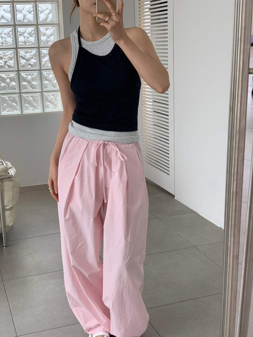 UNBOUND韓國直郵女裝新款時尚人氣推薦休閑職業真品25春夏休閑褲UNBOUND休閑褲