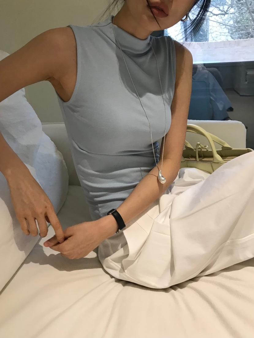 ME MO韓國直郵女士新品25春夏人氣時尚真品職業推薦吊帶背心ME MO吊帶/背心