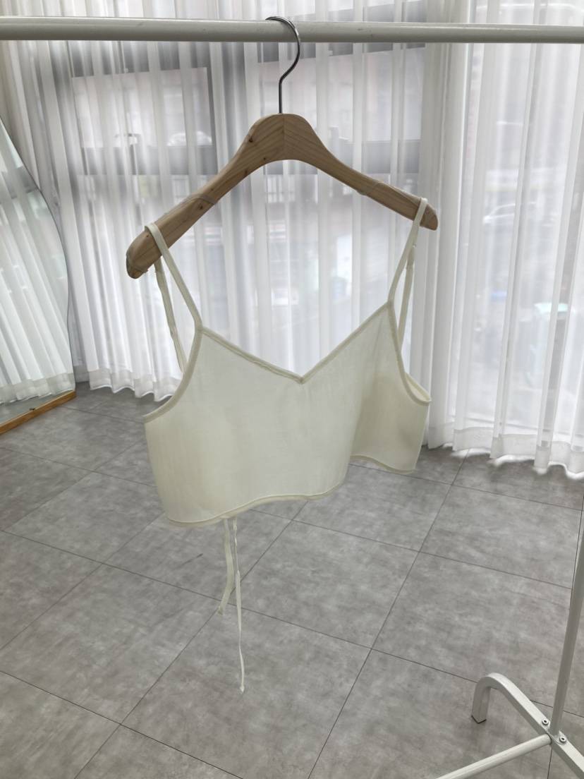 ROUGH東大門代購女裝新品職業時尚25春夏休閑吊帶背心歐根紗ROUGH吊帶/背心