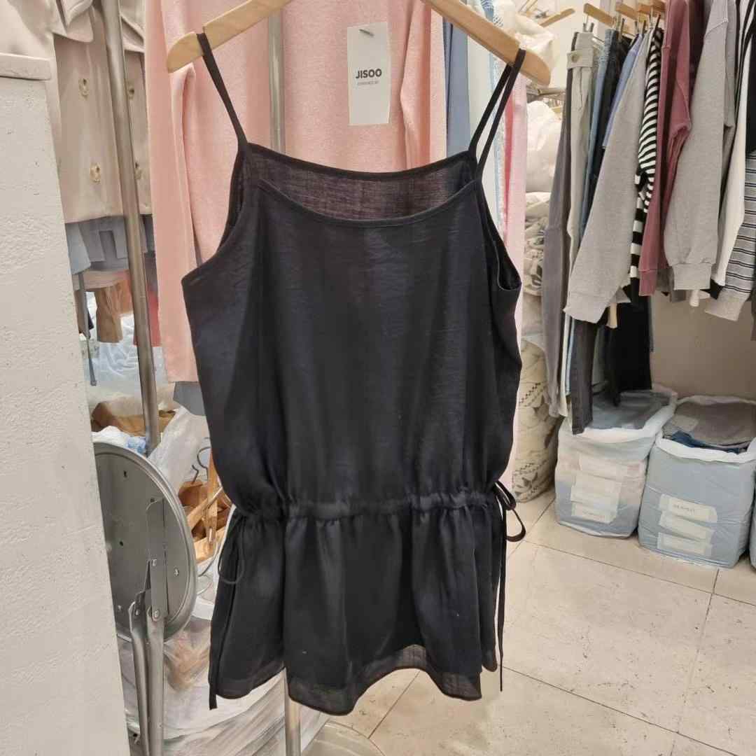 JISOO東大門實拍女裝新品職業人氣熱賣25春夏休閑時尚吊帶背心JISOO吊帶/背心