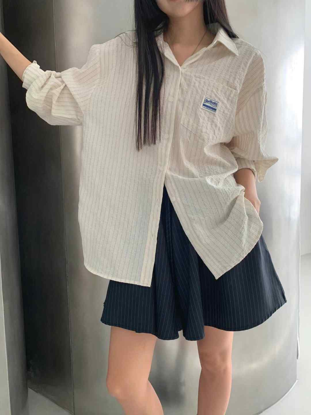 LEVEL東大門代購女士新品人氣熱賣25春夏推薦真品襯衫蕾絲衫LEVEL襯衫/蕾絲衫