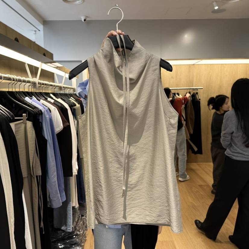 LEFANCY韓國直郵㊣女裝新品職業25春夏人氣時尚吊帶背心含腰繩LEFANCY吊帶/背心