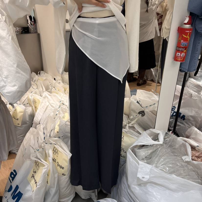 MEET ME直郵韓國代購㊣女裝新品時尚熱賣推薦休閑職業休閑褲MEET ME休閑褲