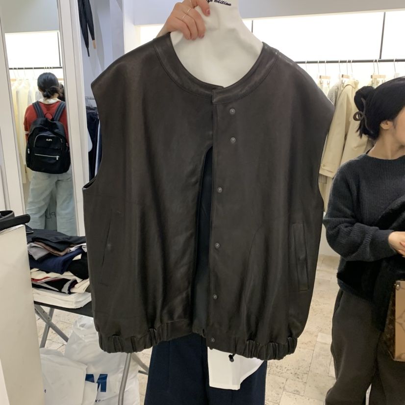 A Flan韓國直郵㊣女裝新品時尚職業人氣休閑熱賣推薦25春夏馬甲AFN/A Flan馬甲