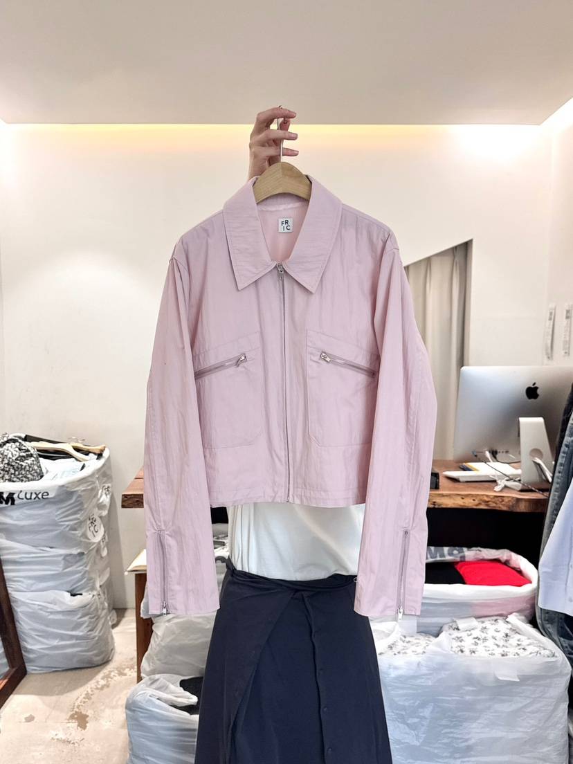 FRIC直郵韓國代購㊣女裝新款時尚25春夏休閑職業推薦夾克拉鏈FRIC夾克