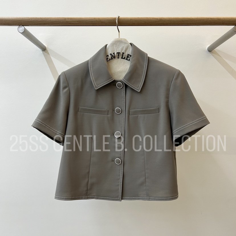 GENTLE B直郵韓國代購㊣女裝新款人氣休閑推薦職業25春夏夾克GENTLE B夾克