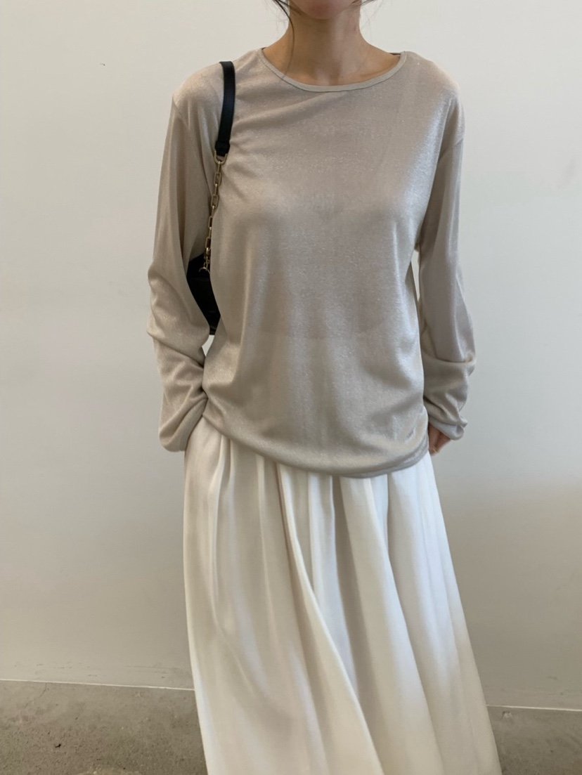 COBALT BLUE韓國代購女士新款人氣熱賣職業25春夏真品長袖T恤COBALT BLUE長袖T恤