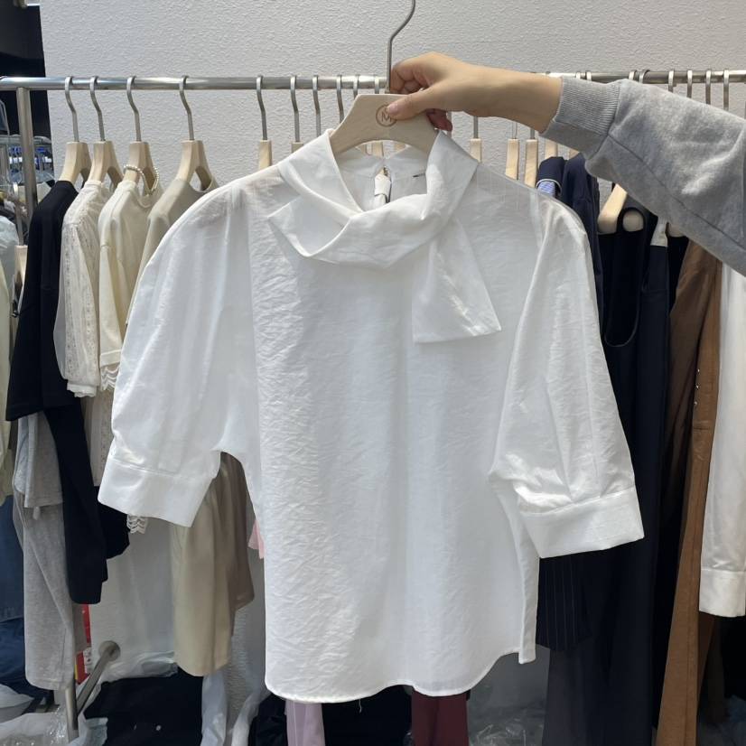 THE MOST-Q東大門實拍女裝新品人氣時尚熱賣休閑襯衫蕾絲衫THE MOST襯衫/蕾絲衫