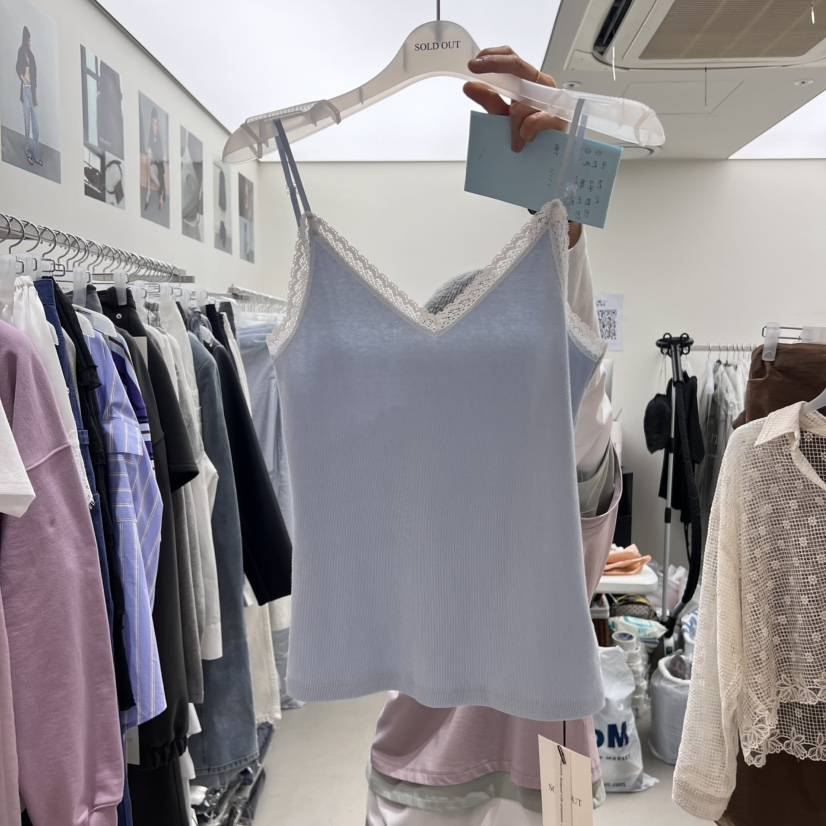 SOLD OUT東大門實拍女士新款時尚休閑真品熱賣人氣吊帶背心SOLD OUT吊帶/背心
