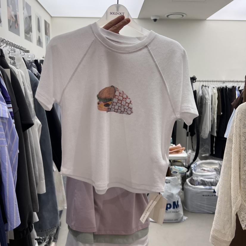 SOLD OUT東大門實拍女士新款時尚熱賣人氣休閑推薦25春夏T恤SOLD OUTT恤