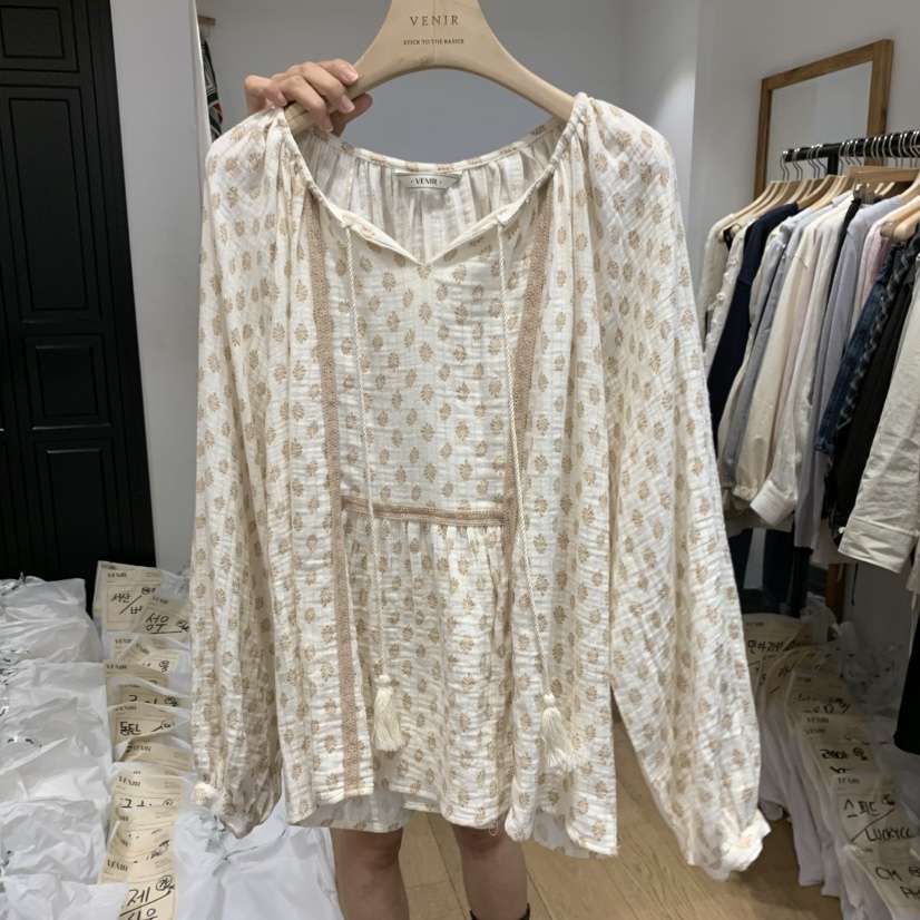 VENIR-a東大門代購女士新品真品推薦人氣時尚職業襯衫蕾絲衫VENIR-a襯衫/蕾絲衫