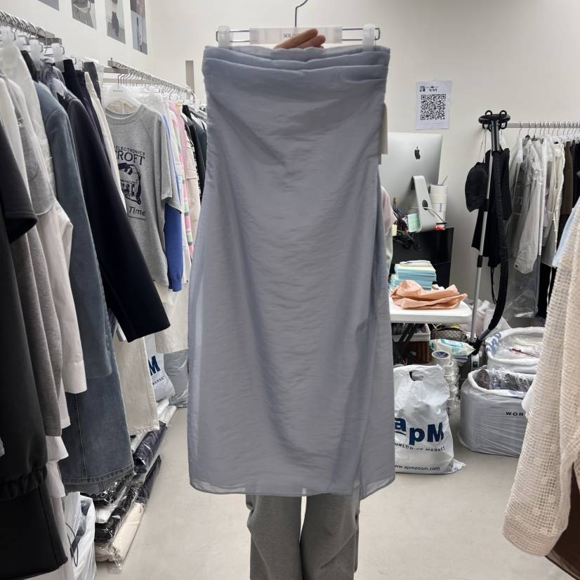 SOLD OUT韓國㊣直郵東大門代購女裝新款熱賣半身裙中短裙透視SOLD OUT半身裙/中短裙