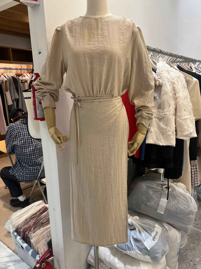 ROU.TINE直郵韓國代購㊣女裝新款人氣25春夏熱賣休閑連衣裙ROU.TINE連衣裙
