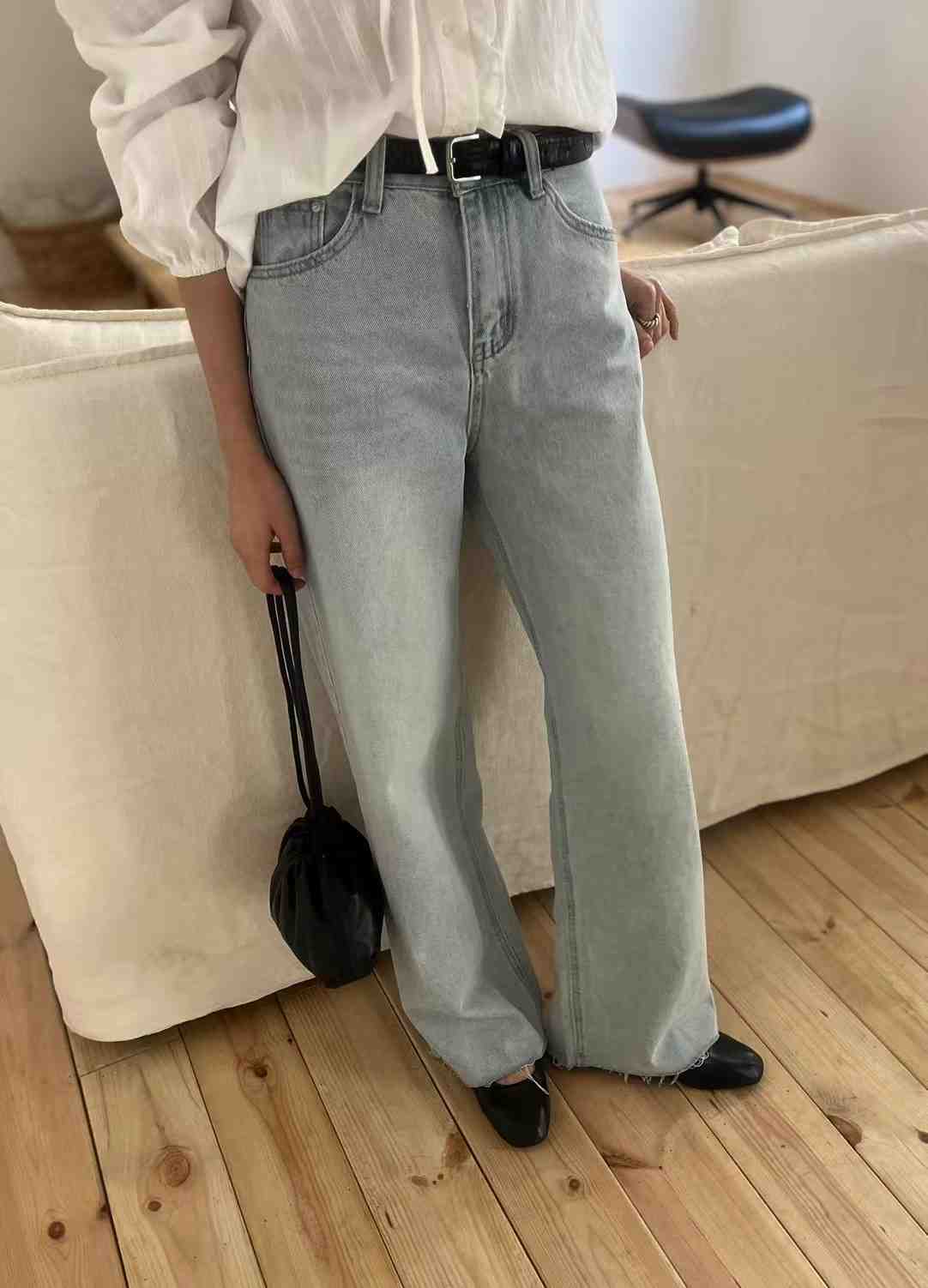 DAOWL韓國㊣直郵東大門代購女裝新品熱賣時尚人氣推薦牛仔褲NUFF牛仔褲