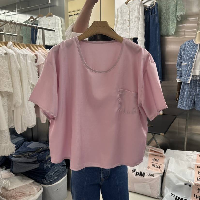 CORNER東大門直郵女士新品真品休閑人氣25春夏時尚職業熱賣T恤CORNER.302T恤