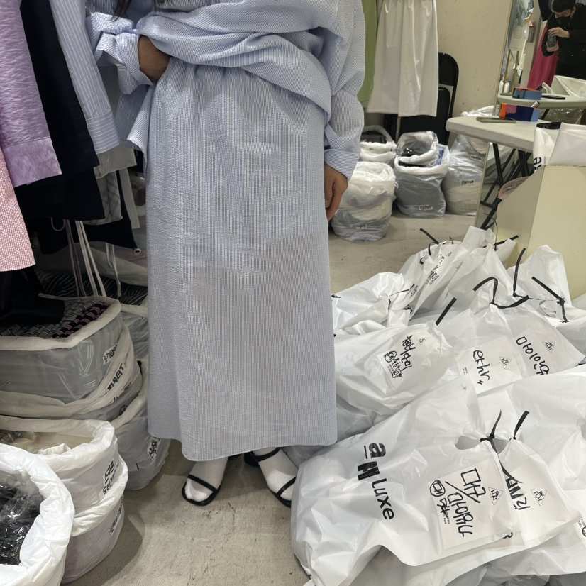 REFLAT東大門直郵女士新品熱賣真品職業推薦時尚25春夏長裙REFLAT長裙