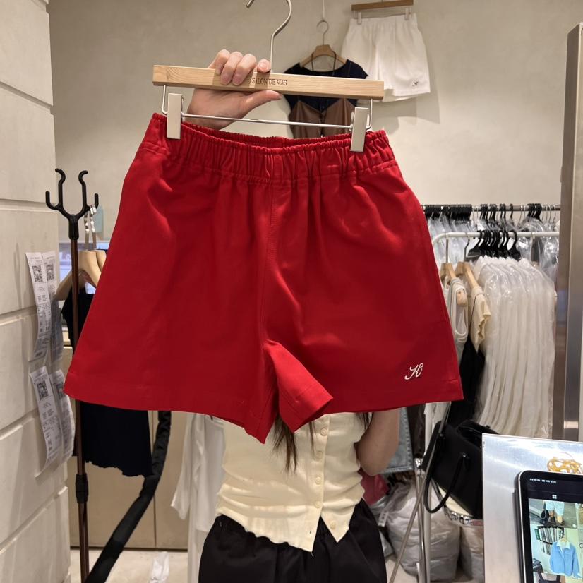 SALONDEMAG東大門代購女士新款職業25春夏熱賣時尚短褲刺繡SALONDEMAG短褲