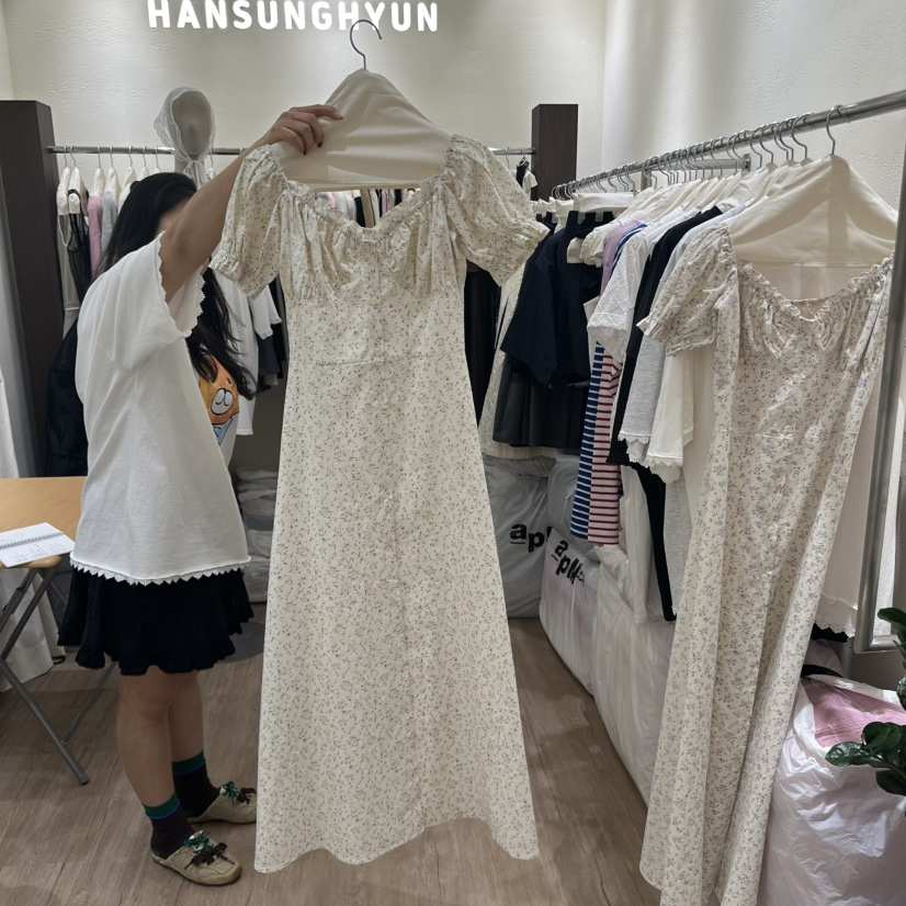 HANSUNGHYUN東大門直郵女士新品休閑熱賣人氣職業25春夏連衣裙HANSUNGHYUN連衣裙