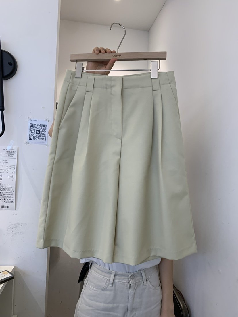 OUVIR直郵韓國代購㊣女裝新品熱賣25春夏職業時尚休閑人氣短褲O.V.R/OUVIR短褲