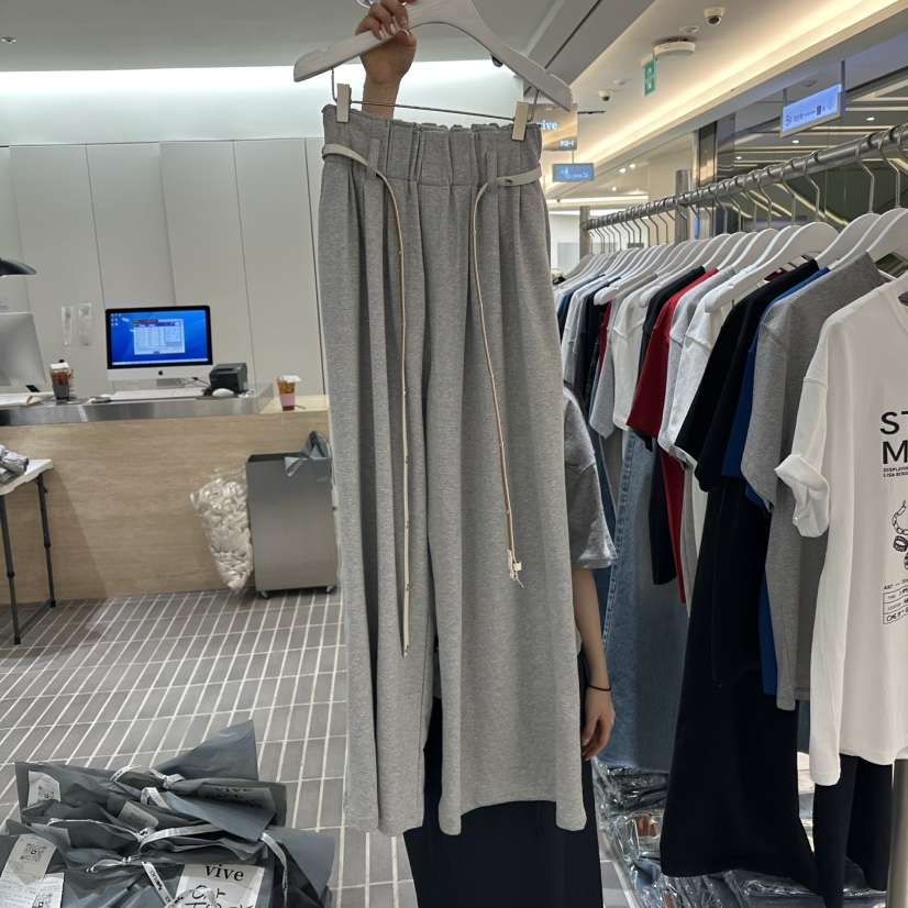 VIVE直郵韓國代購㊣女裝新品職業推薦25春夏休閑褲不含腰帶VIVE休閑褲