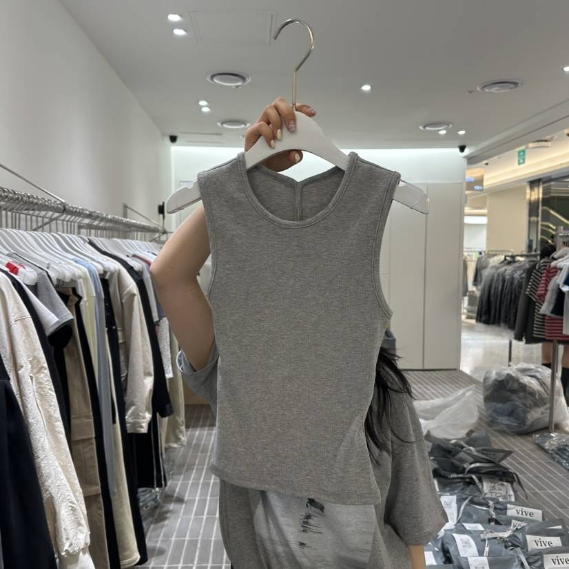 VIVE韓國㊣直郵東大門代購女裝新品休閑25春夏職業吊帶背心VIVE吊帶/背心