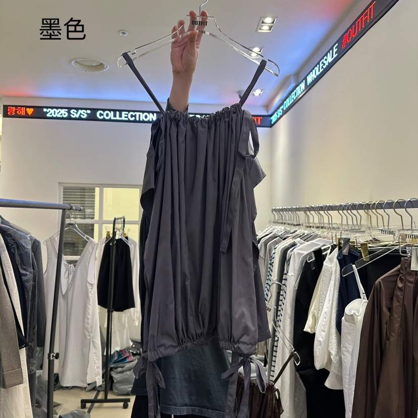 OUTFIT韓國直郵㊣女裝新品推薦25春夏時尚職業休閑吊帶背心OUTFIT吊帶/背心