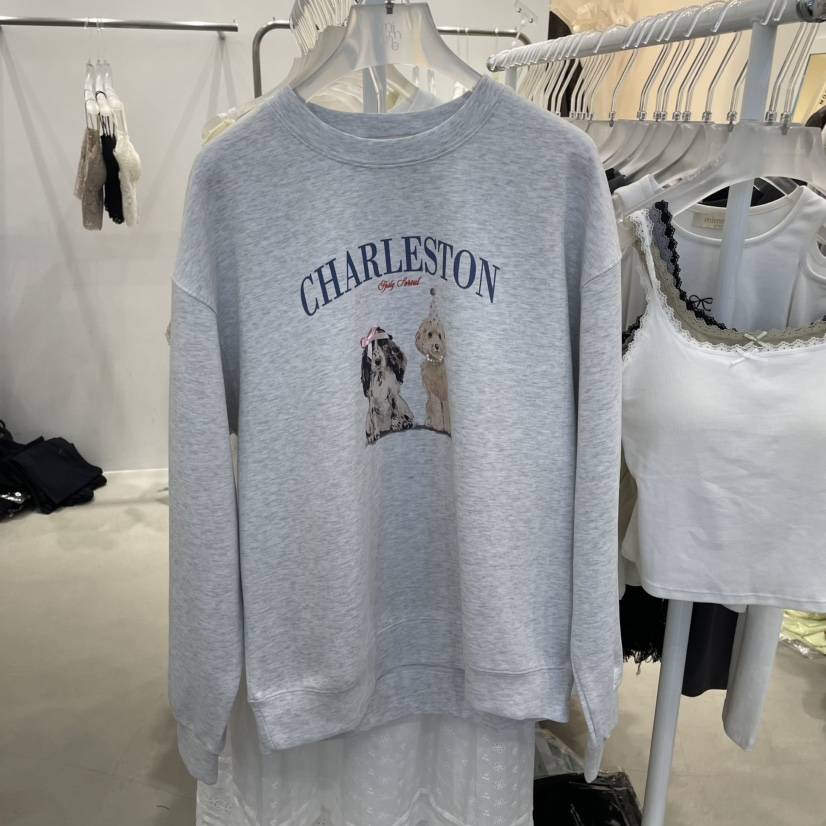 FRUIT BASKET直郵韓國代購㊣女裝新款休閑熱賣時尚人氣衛衣FRUIT BASKET衛衣
