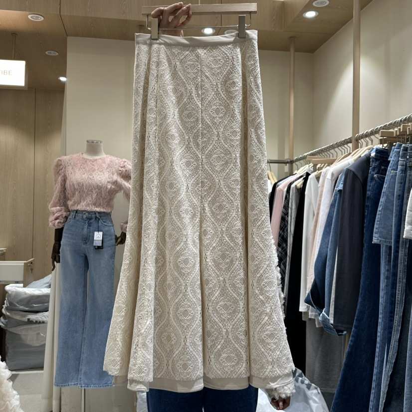VINTAGE VIBE直郵韓國代購㊣女裝新品人氣推薦熱賣休閑長裙VINTAGE VIBE長裙