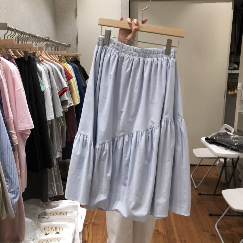 COMELY韓國直郵㊣東大門實拍女裝新款25春夏人氣半身裙中短裙COMELY半身裙/中短裙