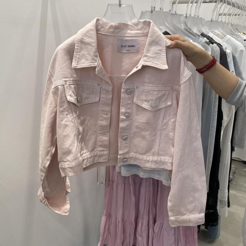 FRUIT BASKET韓國㊣直郵東大門代購女裝新品推薦25春夏夾克FRUIT BASKET夾克