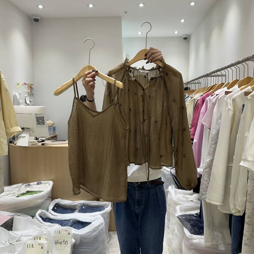 EN.U東大門實拍女士新品熱賣25春夏人氣真品推薦套裝兩件套EN.U套裝