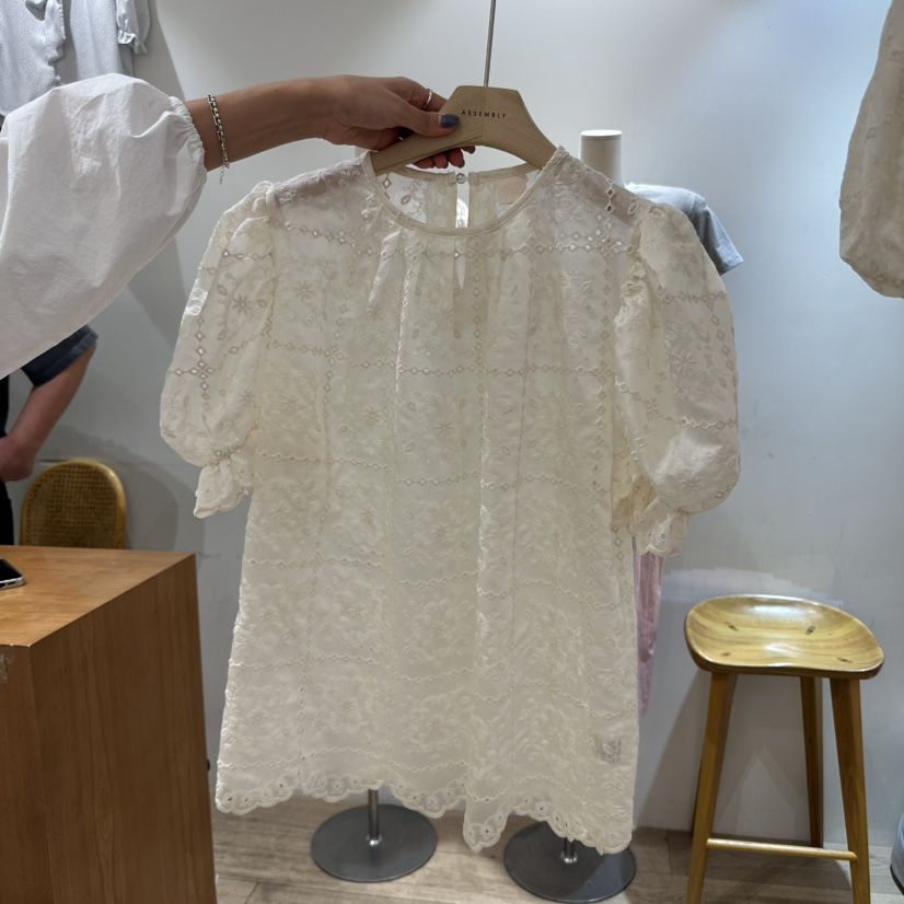 ASSEMBLY東大門代購女士新品休閑職業推薦25春夏襯衫蕾絲衫ASSEMBLY襯衫/蕾絲衫