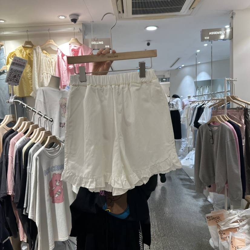 DELLING韓國直郵女裝新款25春夏時尚熱賣推薦休閑真品職業短褲DELLING短褲