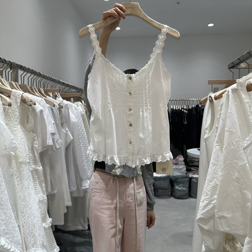 RE STYLE-Q韓國代購女裝新品熱賣休閑人氣推薦25春夏吊帶背心RE STYLE吊帶/背心