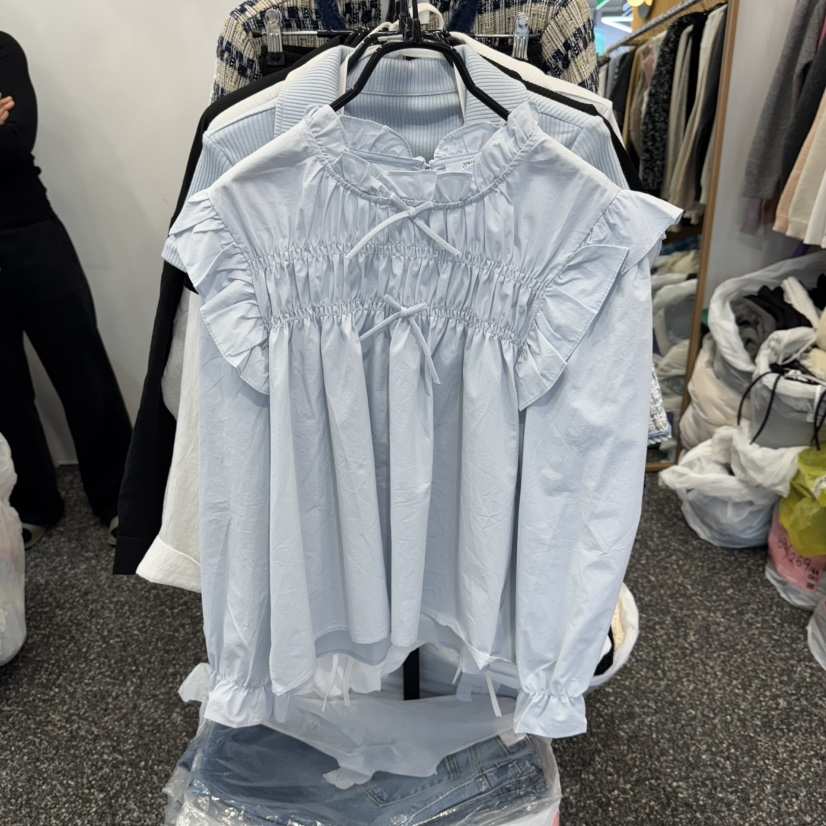 BELOVED東大門直郵女裝新品時尚熱賣真品職業休閑襯衫蕾絲衫BELOVED襯衫/蕾絲衫
