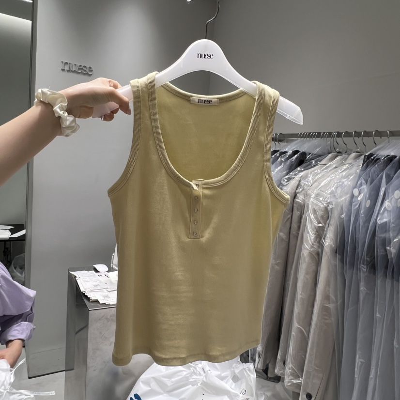 NUESE韓國直郵女士新品時尚職業休閑推薦人氣熱賣真品吊帶背心NUESE吊帶/背心