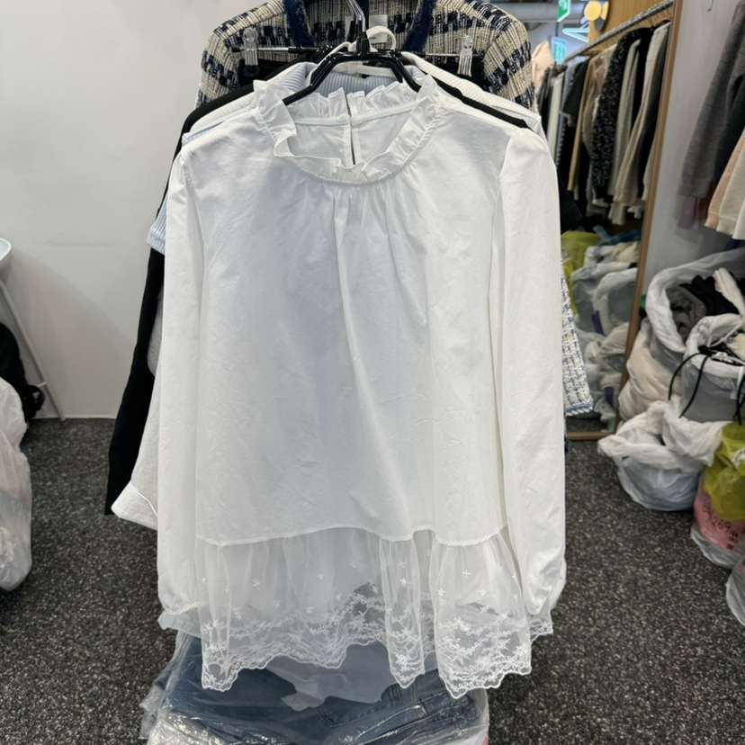 BELOVED東大門代購女士新款時尚職業25春夏熱賣人氣襯衫蕾絲衫BELOVED襯衫/蕾絲衫