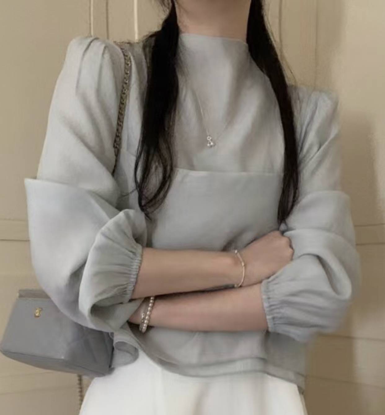 PYT-ot韓國㊣直郵東大門代購女裝新款推薦熱賣職業長袖T恤pretty young thing長袖T恤