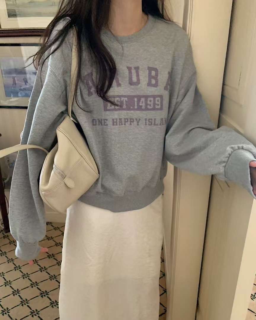 PYT-ot直郵韓國代購㊣女裝新品時尚休閑職業25春夏推薦衛衣pretty young thing衛衣