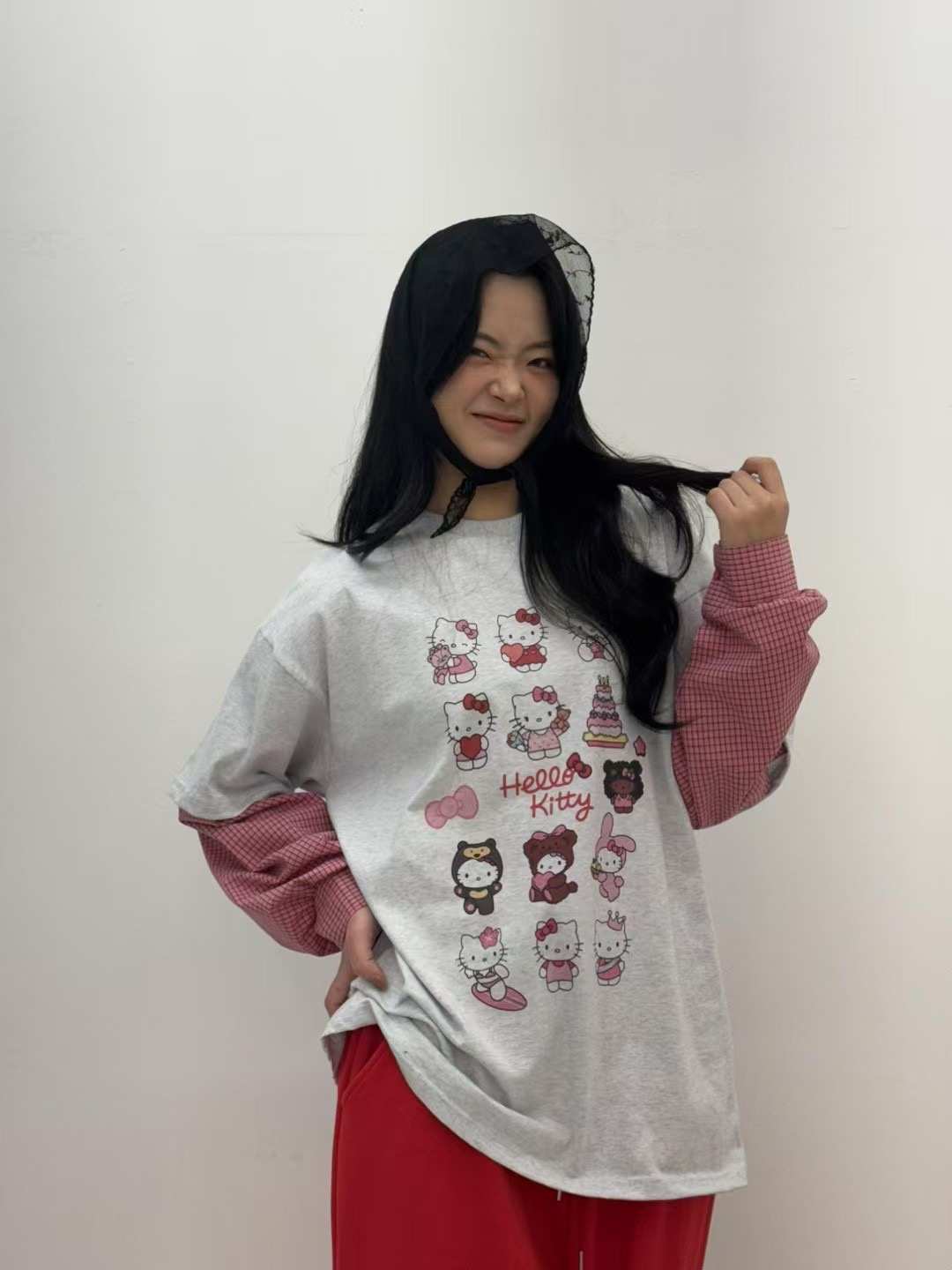 J.needs東大門代購女裝新款休閑時尚職業真品25春夏長袖T恤J.needs長袖T恤
